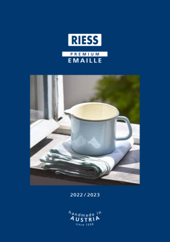 © RIESS Emaille Gesamtkatalog 2023_LET'S DOIT HERWERTHNER _GARTEN|WERKZEUG|HAUSHALT Fachgeschäft in Trieben